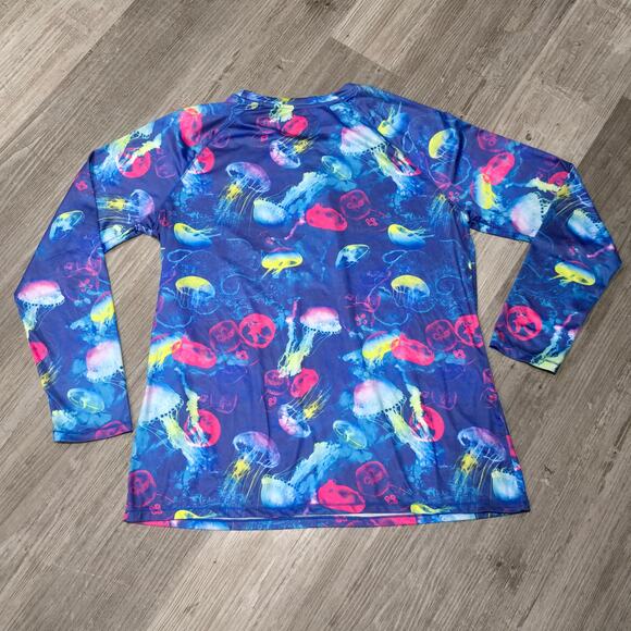 Reel Legends Performance Clothing Keep It Cool Jellyfish Long Sleeve Shirt - Picture 3 of 6
